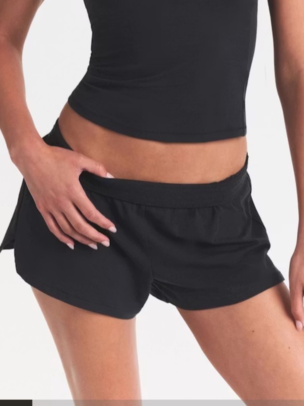 SKIMS Loose Black Active Shorts - NWT